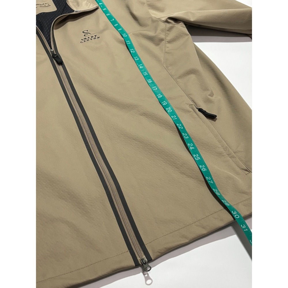 Nike Golf Jacket Mens Large Tan Shady Canyon Full Zip Windbreaker Performance - Picture 7 of 14